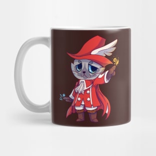 Red mage Fantasy Cat Mug